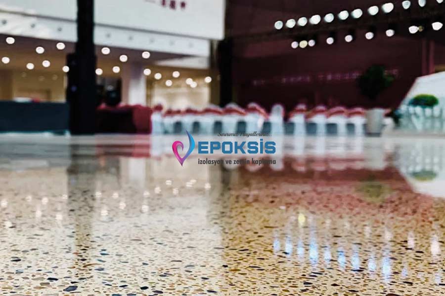 Terrazzo Epoksi Zemin Kaplama İstanbul, Soğanlı, Çamlıkahve