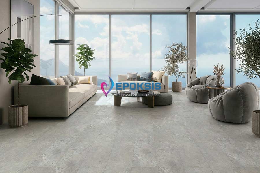 Baskı, Dezaktif Beton (Wash Beton) Uygulama, İstanbul, Soğanlı, Çamlıkahve